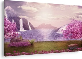 Obraz jazera (90x60 cm)