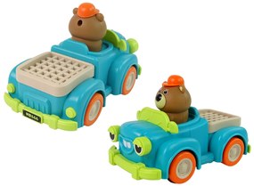 LEAN TOYS Arkádová hra - Padajúce stoličky s pohybujúcim sa autom