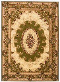 Kusový koberec klasický vzor zelený 220x320cm