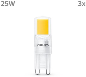 Philips LED žiarovka G9 2W 220lm 2 700 K číra 3 ks