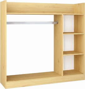 XXXLutz OTVORENÁ ŠATNÍKOVÁ SKRIŇA, 124/120/35 cm Livetastic - Skrine - 000657064303