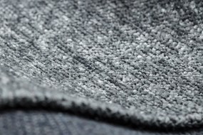 Koberec FLORENCE 24021 Jednofarebný, glamour, plocho tkaný, sivý