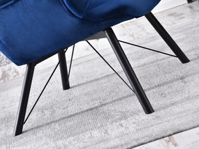 Relaxačné kreslo Dawntawn (tmavomodrá + čierna). Akcia -20%. Vlastná spoľahlivá doprava až k Vám domov. 1135671