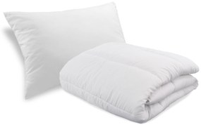 Celoročný paplón prešívaný 140 x 200 cm s vankúšom BASIC 70 x 90 cm