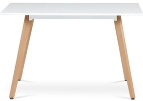 Autronic BONTEC Jedálenský stôl 120x80cm, mdf DT-313 WT Farba: Biela