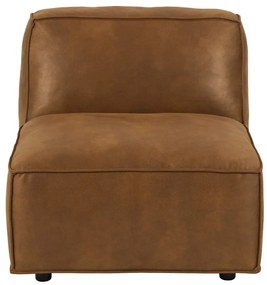 Koňakovohnedý modul pohovky (stredový diel) Fairfield Kentucky – Bonami Selection