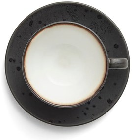 Čierne šálky z kameniny v súprave 4 ks 240 ml Black/Mix – Bitz