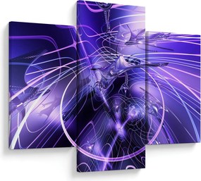 Obraz technické abstrakcie (90x60 cm)