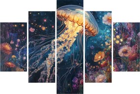 Obraz - Magická medúza (150x105 cm)