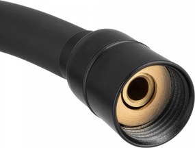 Erga Wemi, 3-funkčná ručná sprcha s hadicou 150 cm, 12,5 × 14 cm, čierna matná, ERG-YKA-BP.WEMI-BLK