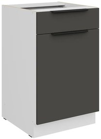 Kuchynská skrinka Aria-Gr/Wh Anti Fingerprint 50d 1f 1s Bb