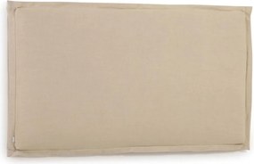 Béžové čalúnené čelo postele 206x106 cm Tanit – Kave Home
