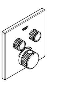 GROHE 29124000 - Termostat GROHTHERM SMARTCONTROL, lesklý chróm