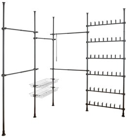 Čierny stojan na topánky Wenko Herkules