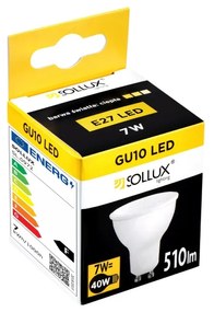LED žiarovka GU10 3000k 7w 510lm