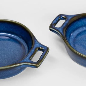 Sada dekoračných misiek OKINAWA tmavomodrých 743023 (2 ks)