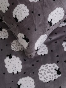 Obliečka na vankúšik mikroplyš Exclusive 40 × 40 cm - Ovečky