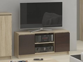 TV stolík Dariel (dub sonoma + wenge). Vlastná spoľahlivá doprava až k Vám domov. 1069395