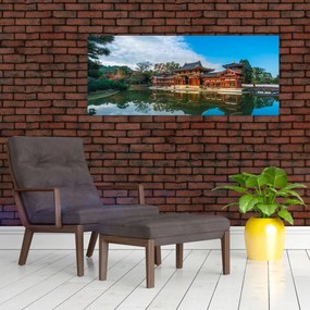 Obraz - Chrám Byodo-in, Japonsko (120x50 cm)