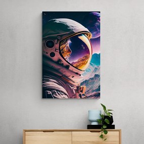 Obraz tajuplný profil kozmonauta - 60x90