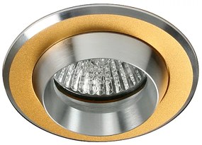 CLX Moderné podhľadové osvetlenie FELLE, 1xMR16, 50W, 7,6 cm, okrúhle, zlaté