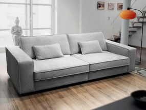 XXXLutz VEĽKÁ POHOVKA, plast, textil, kompozitné drevo, sivá MID.YOU - Sedačky - 000694009502