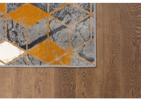 Koberec v okrovožltej a sivej farbe 200x280 cm Soft – FD