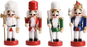 Set závesných luskáčikov 4 ks 9 cm