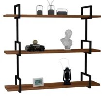 Nástenná polica URAS 76x90 cm borovica