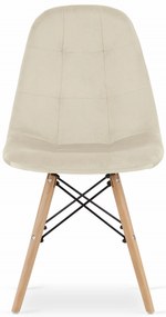 "Stolička DUMO - béžový zamat x 2" "9401 71 00 00"
