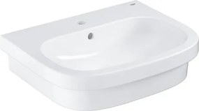 Grohe Euro Ceramic umývadlo na dosku 60x48 cm alpská biela otvor pre batériu uprostred 39337000 G39337000