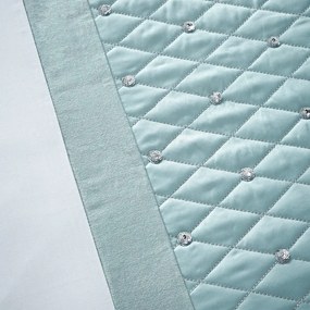 Biele/modré obliečky na dvojlôžko/predĺžené z mikrosaténu 230x220 cm Sequin Cluster – Catherine Lansfield