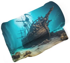 Sablio Deka Vrak drevenej lode na dne mora - 150x120 cm