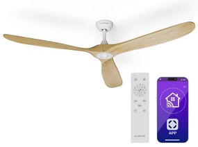 Bahama Breeze Smart Stropný ventilátor , lopatky rotora z masívneho dreva, diaľkové ovládanie + ovládanie pomocou aplikácie