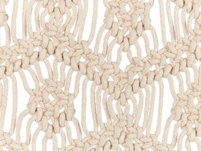 Nástenná bavlnená dekorácia béžová KALERI Beliani