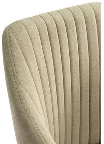 Svetlozelené čalúnené jedálenské kreslá v súprave 2 ks Nadi – Marckeric