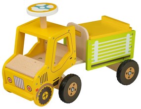 Playtive Drevené odrážadlo Ride-On Truck (žltá)  (100372860)