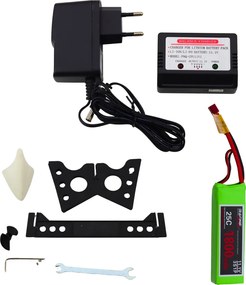 LEAN Toys Motorový čln FT012 diaľkovo ovládaný RC čierny 50km/h 2.4G