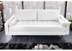 Sedacia súprava 42703 220cm Cozy - Teddy látka biela - Komfort-nábytok