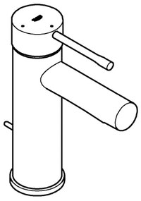 GROHE 23379001 - Umývadlová batéria ESSENCE lesklý chróm