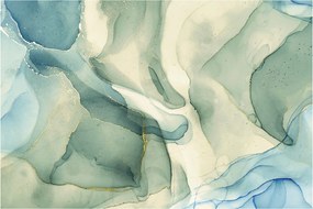 Obraz - Atramentová abstrakcia 3 (90x60 cm)
