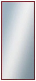 DANTIK - Zrkadlo v rámu, rozmer s rámom 60x140 cm z lišty Hliník červená (7269210)
