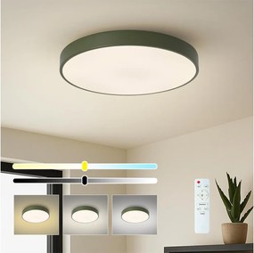 Brilagi - stmievateľné LED stropné svietidlo POOL LED/60W/230V 3000-6000K 50 cm zelené+DO