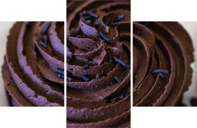 Obraz - Čokoládový Cupcake (90x60 cm)