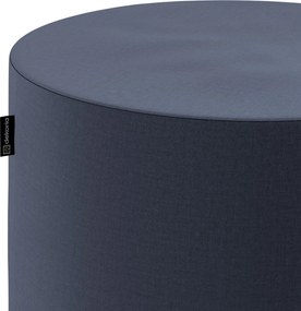 Taburetka valec, tvrdá farba produktu tmavomodrá látka zamatová