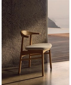 Béžová/v prírodnej farbe jedálenské stoličky Timons – Kave Home