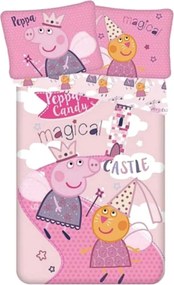 Obliecky Disney Peppa Pig ružové 140x200cm+90x70cm Faro