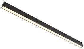 Stropné svietidlo čierne vrátane LED 3-stupňové stmievateľné 2700-4000K s prepínačom Dip - Keane