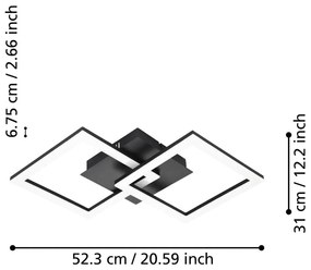 LED smart stropné svietidlo 21,5 W PARANDAY-Z – EGLO