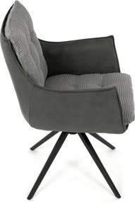 Jedálenská stolička sivá DCH-D1345 GREY2
